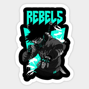 Ninja Warrior Rebels Sticker